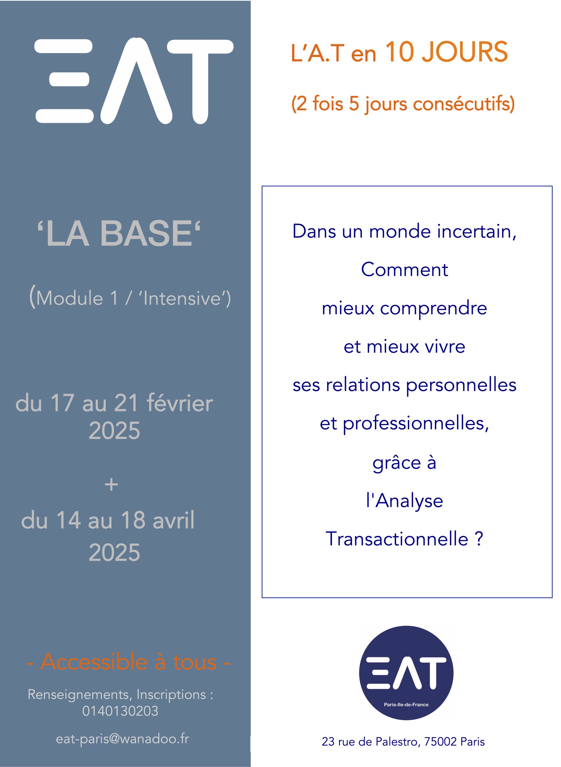 Kamel BELMERABET Formateur coach psychopraticien www.kbel.fr EAT PARIS idf emdr EAT Kamel BELMERABET Formateur coach psychopraticien www.kbel.fr EAT PARIS idf emdr EAT